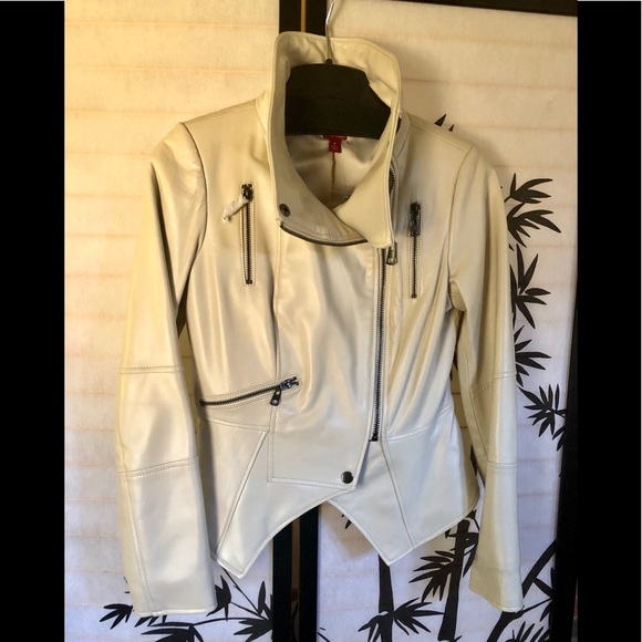 G.I.L.I. Leather Peplum Moto Jacket - Picture 4 of 7